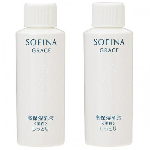 【セット】花王 グレイス ソフィーナ SOFINA 高保湿乳液 美白 しっとり レフィル 60g 2個セット