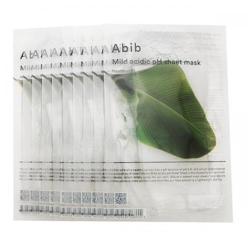 アビブ Abib 弱酸性pHシートマスク ドクダミフィット 30mL×10枚 スキンケア 韓国化粧品 韓国コスメ